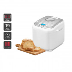 Втора ръка: Хлебопекарна Crown CBM-6511, 600W, 1l, 19 програми, Таймер, LCD дисплей, Памет, Бял
