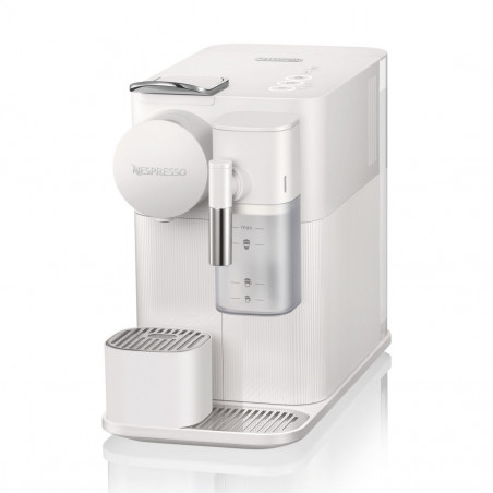 Втора ръка: Еспресо машина DeLonghi EN510W, 1450W, 19 bar, 1 л, Nespresso, Автоматично изключване, Бял