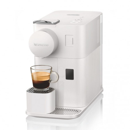 Втора ръка: Еспресо машина DeLonghi EN510W, 1450W, 19 bar, 1 л, Nespresso, Автоматично изключване, Бял
