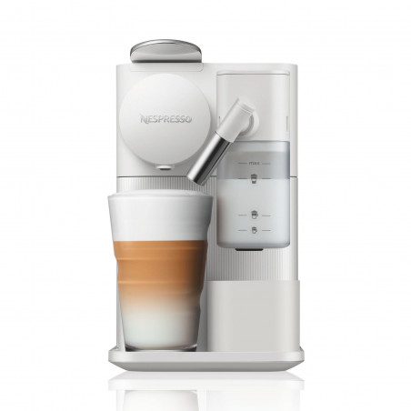 Втора ръка: Еспресо машина DeLonghi EN510W, 1450W, 19 bar, 1 л, Nespresso, Автоматично изключване, Бял