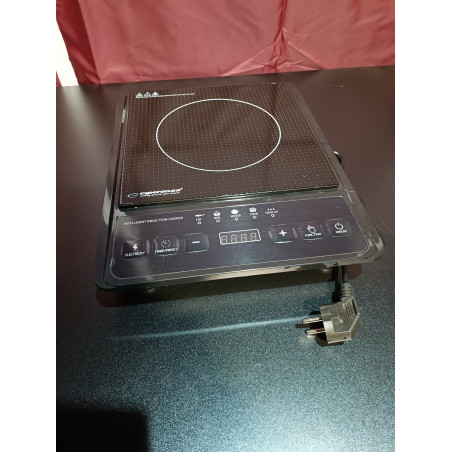 Втора ръка: Индукционен котлон Esperanza Krakatau EKH005, 2000W, 80-270°C, 5 функции, Черен
