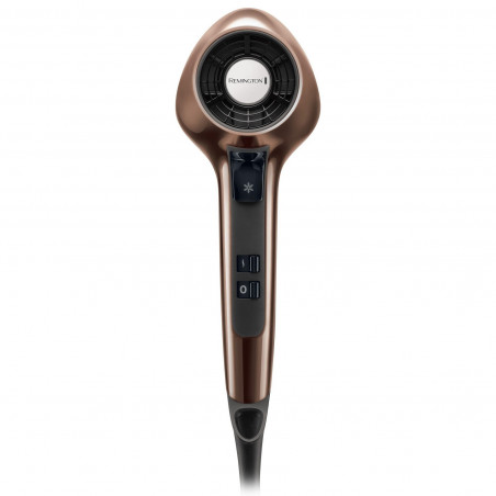 Втора ръка: Сешоар Remington AIR3D D7777, 1800W, Йонизация, DC мотор, 3D поток на въздуха, Кафяв
