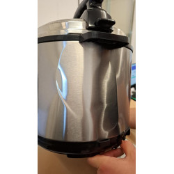 Втора ръка: Мултикукър под налягане Oliver Voltz OV51985I6, 1000W, 9 програми, 6L, 70kPa, 24ч таймер, Инокс