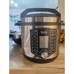 Втора ръка: Мултикукър под налягане и Фритюрник Air Fryer 2в1 Oliver Voltz OV51985G6, 6L, 1500W, 44 функции, 12 програми, Инокс