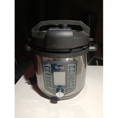 Втора ръка: Мултикукър под налягане и Фритюрник Air Fryer 2в1 Oliver Voltz OV51985G6, 6L, 1500W, 44 функции, 12 програми, Инокс