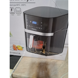 Втора ръка: Фритюрник с горещ въздух AirFryer Rosberg R51980CB, 1800W, 8 л, 7 програми, Таймер, Черен