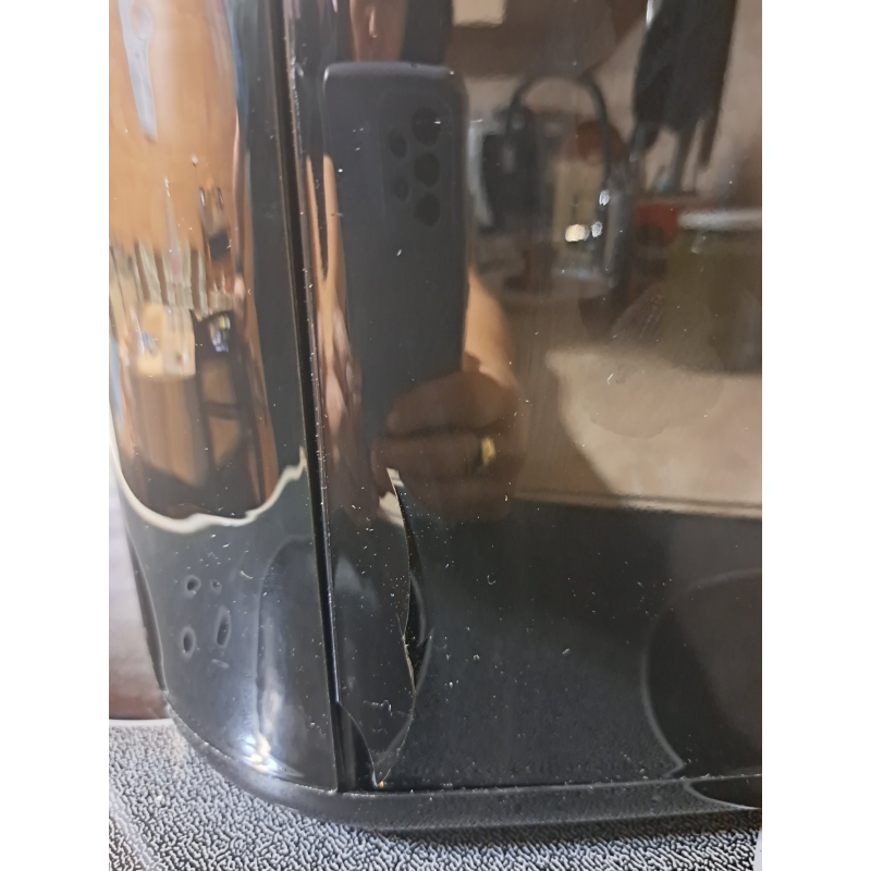 Втора ръка: Фритюрник с горещ въздух AirFryer Rosberg R51980CB, 1800W, 8 л, 7 програми, Таймер, Черен