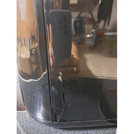 Втора ръка: Фритюрник с горещ въздух AirFryer Rosberg R51980CB, 1800W, 8 л, 7 програми, Таймер, Черен