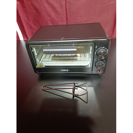 Втора ръка: Мини фурна Rosberg R51441C, 800W, 9 литра, 100-230C, Аксесоари, Черен