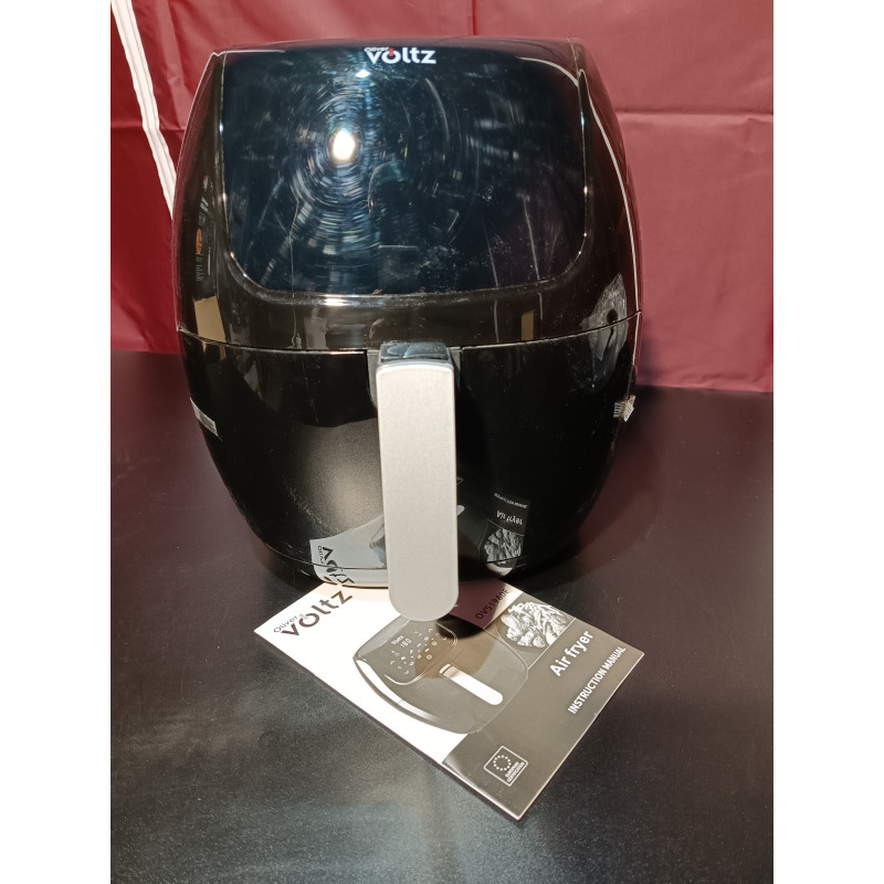 Втора ръка: Фритюрник с горещ въздух Oliver Voltz OV51980F, 1800W, 7.7 литра, 8 програми, Таймер, Черен