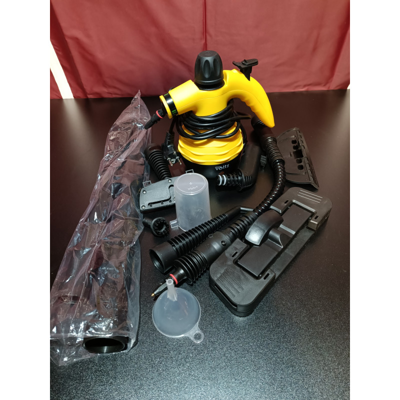 Втора ръка: Парочистачка Oliver Voltz OV51002A 14 в 1, 3.2 бара, 1050W, 350 ml, Аксесоари, Черен/жълт