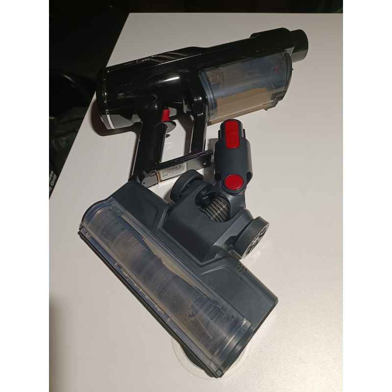 Втора ръка: Акумулаторна прахосмукачка Oliver Voltz OV51001Q, 250W, Li-ion 2200 mAh, 3 скорости, 0.6 l, 25 kPa, Сензорен екран, Черен