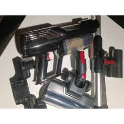 Втора ръка: Акумулаторна прахосмукачка Oliver Voltz OV51001Q, 250W, Li-ion 2200 mAh, 3 скорости, 0.6 l, 25 kPa, Сензорен екран, Черен