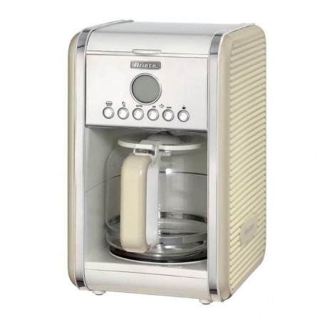 Втора ръка: Кафемашина Ariete VINTAGE AMERICANO 1342/03, 960W, 2.1 л, Таймер, Програмиране, Пауза, Противокапкова система, Бежов