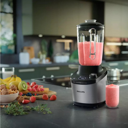 Втора ръка: Блендер Philips HR3760/00, 1500W, 2L, ProBlend Ultra, Високоскоростен, Импулс, Черен