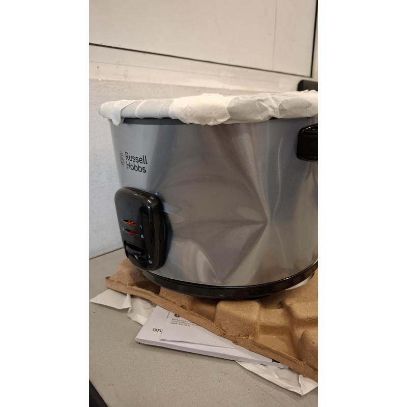 Втора ръка: Уред за варене на ориз Russell Hobbs Cook@Home 19750-56, 700W, 1.8 l, Поддържане на топлината, Инокс