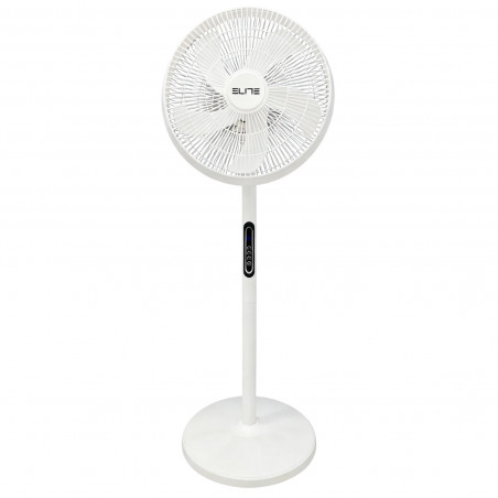 Вентилатор Elite EUSFS-1432W, 40W, 40 см, 3 скорости, Таймер 9 ч, Бял