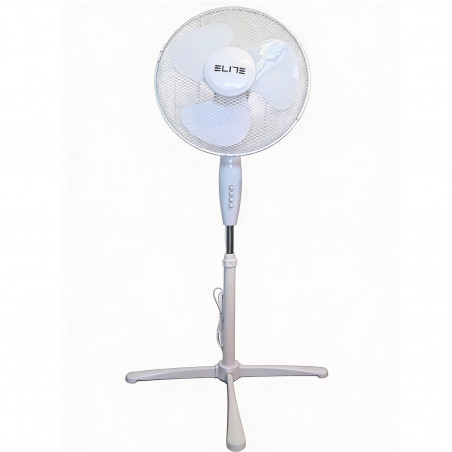 Вентилатор Elite EHSF-0362-2, 45W, 40 см, 3 скорости, Осцилация, Бял