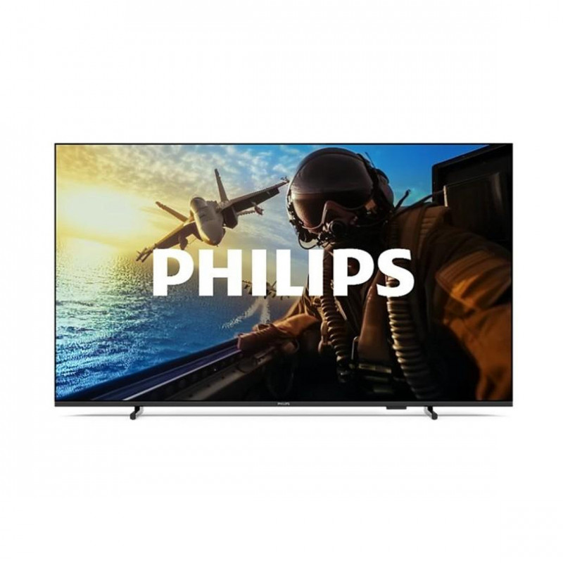 Телевизор Philips 65PUS7000/12, 65'', 164 см, 3840x2160 UHD-4K, Клас E, Smart TV, LED, Bluetooth, Wi-Fi, TITAN OS, Черен