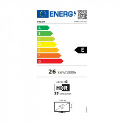 Телевизор Philips 32PHS6050/12, 32'', 80 см, 1366x768 HD Ready, Клас E, Smart TV, LED, Wi-Fi, TITAN OS, Черен
