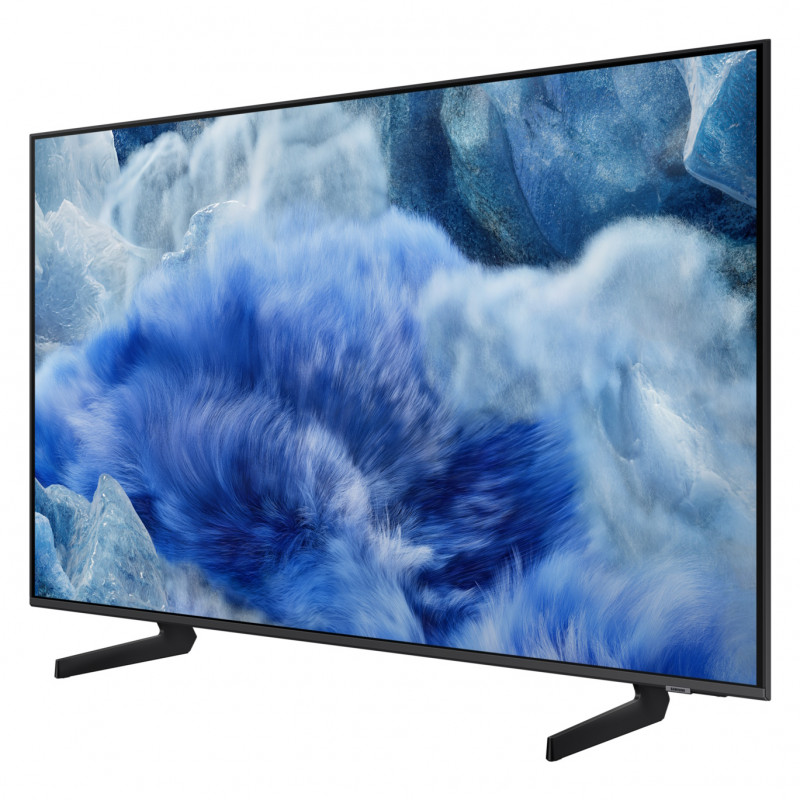 Телевизор Samsung QE43Q8FAAUXXH, 43'', 108 см, 3840x2160 UHD 4K, QLED, Клас F, Smart TV, HDR10+, Samsung Vision AI, eARC, Черен