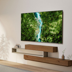 Телевизор Samsung UE43U8072FUXXH, 43'', 108 см, 3840x2160 UHD 4K, Клас G, Smart TV, HDR, Bluetooth, Wi-Fi, Tizen, Черен
