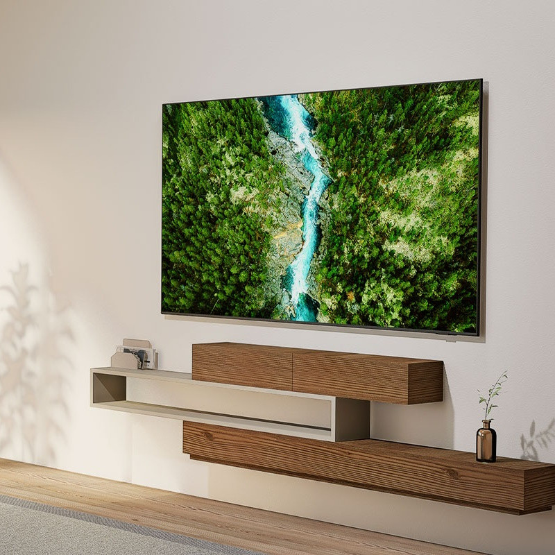 Телевизор Samsung UE43U8072FUXXH, 43'', 108 см, 3840x2160 UHD 4K, Клас G, Smart TV, HDR, Bluetooth, Wi-Fi, Tizen, Черен