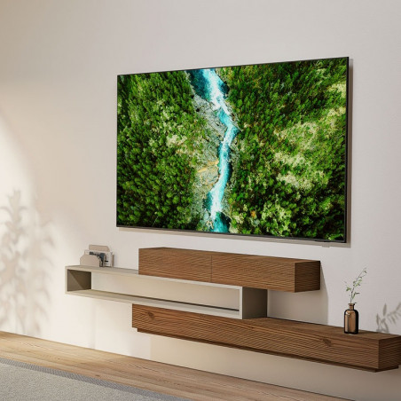 Телевизор Samsung UE43U8072FUXXH, 43'', 108 см, 3840x2160 UHD 4K, Клас G, Smart TV, HDR, Bluetooth, Wi-Fi, Tizen, Черен