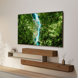 Телевизор Samsung UE50U8072FUXXH, 50'', 125 см, 3840x2160 UHD 4K, Клас G, Smart TV, HDR, Bluetooth, Wi-Fi, Tizen, Черен