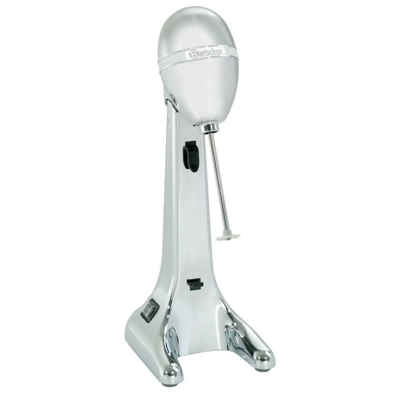 Бар миксер - шейкър за фрапе Bartscher 135100, 85W, 700 мл, 2 скорости, Накланяща се глава, Сребрист/хром