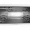 Електрическа фурна за пица Bartscher ST340, 1.5 kW, До 33.5 см, 50-250°C, Горен и долен нагревател, Поцинкована стомана, Прозорец, Инокс