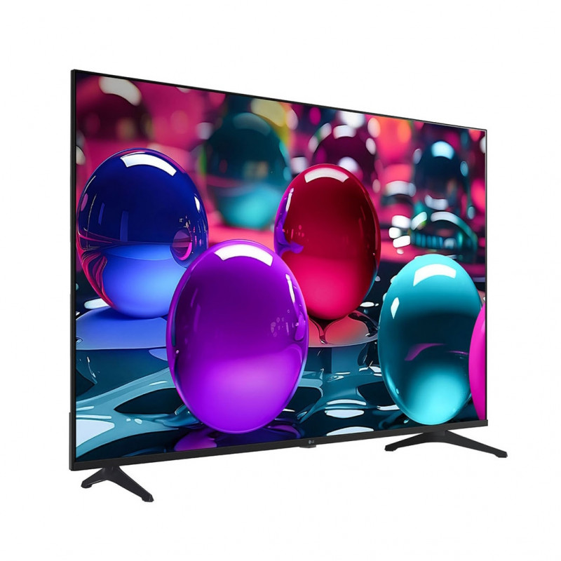 Телевизор LG 55UA73003LA, 4K UltraHD 3840 x 2160, 55", 139 см, Клас F, LED, Smart TV, AI Upscaling, webOS, Черен