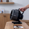 Вентилатор Shark FlexBreeze HydroGo FA050EU, 36W, 5 скорости + 2 режима, Регулируем наклон до 45 градуса, Автономия 12 часа, IPX5, Черен/Сребрист