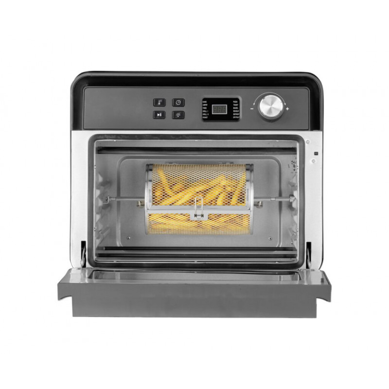 Мултифункционална Air Fryer фурна Caso AirFry Chef 1700, 1700W, 22 л, 12 програми, 40-230°C, Таймер, Осветление, Сушене, Черен