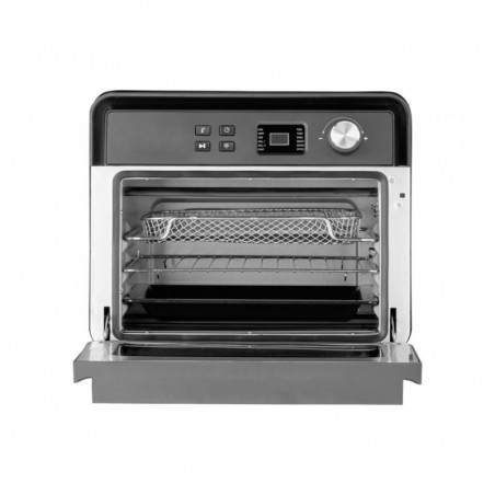 Мултифункционална Air Fryer фурна Caso AirFry Chef 1700, 1700W, 22 л, 12 програми, 40-230°C, Таймер, Осветление, Сушене, Черен