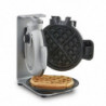 Вертикален гофретник Caso Design WaffleUp, 800W, 18 см, 5 нива, Двойно незалепващо покритие, Звуков и светлинен сигнал, Контейнер за остатъчно тесто, Сребрист