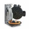 Вертикален гофретник Caso Design WaffleUp, 800W, 18 см, 5 нива, Двойно незалепващо покритие, Звуков и светлинен сигнал, Контейнер за остатъчно тесто, Сребрист