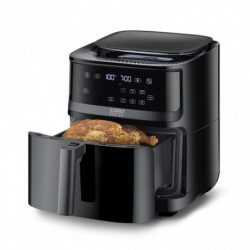 Фритюрник с горещ въздух и пара Caso AirFry & Steam 700, 1700W, 7 л, 10 програми, 60-200°C, Таймер, Прозорец, Напомняне, Черен