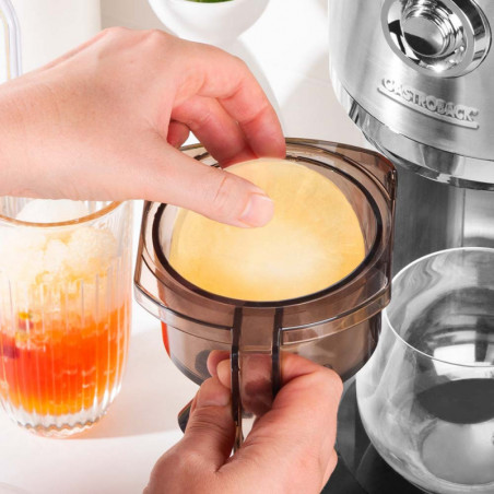 Машина за ледени десерти Gastroback Slushy & Ice Cream, 35W, 200 мл, Фино/грубо, 4 форми, Инокс