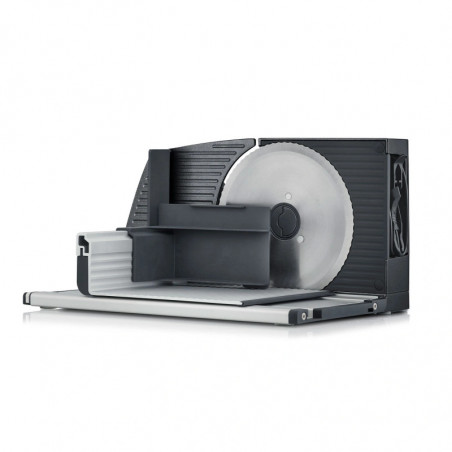 Уред за рязане - слайсер Graef MYtiny MT1006EU, 170W, 17 см, 0-15 мм, Детска защита, Сгъваем, Антрацит