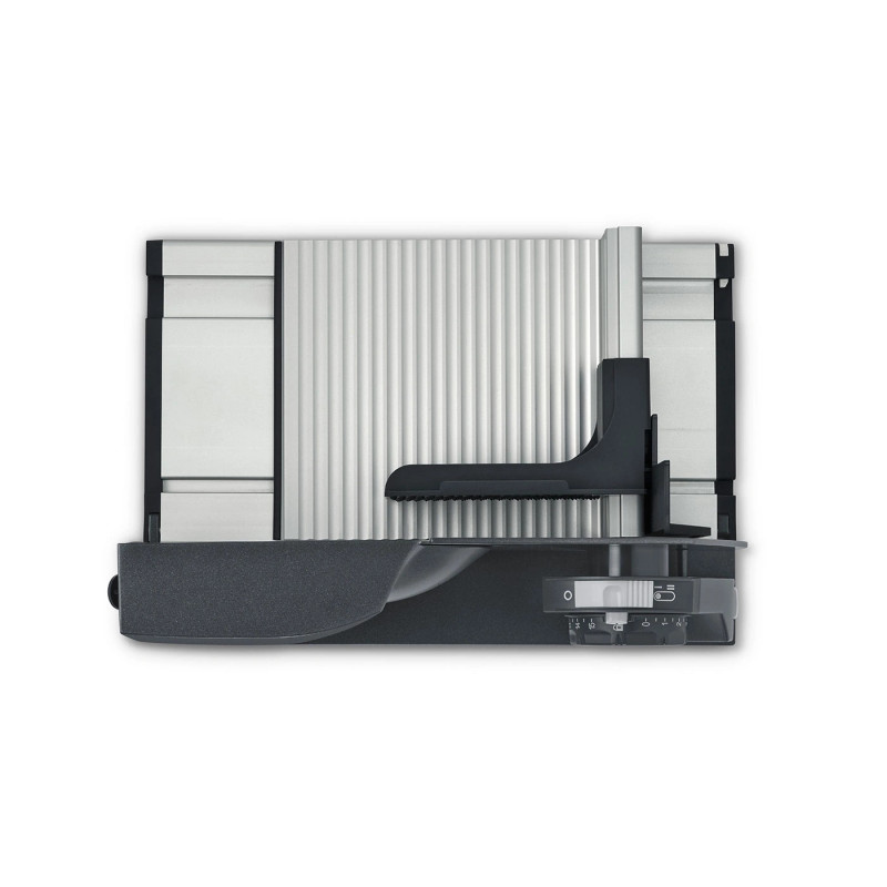 Уред за рязане - слайсер Graef MYtiny MT1006EU, 170W, 17 см, 0-15 мм, Детска защита, Сгъваем, Антрацит