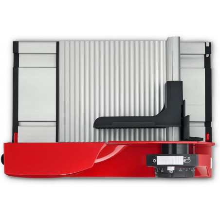 Уред за рязане - слайсер Graef MYtiny MT1003EU, 170W, 17 см, 0-15 мм, Детска защита, Сгъваем, Червен