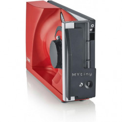 Уред за рязане - слайсер Graef MYtiny MT1003EU, 170W, 17 см, 0-15 мм, Детска защита, Сгъваем, Червен