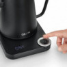 Електрическа кана за вода Graef Pour-over GK502, 1200W, 900 мл, 40-100°C, Keep Warm, Филтър, Чучур тип "Лебедова шия", Черен мат