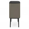 Кош за боклук Brabantia Bo Touch 651105, 36 л, Плавно и безшумно отваряне, Голям отвор, Сив