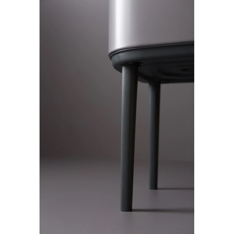 Кош за боклук Brabantia Bo Touch 651105, 36 л, Плавно и безшумно отваряне, Голям отвор, Сив