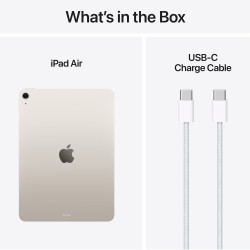 Таблет Apple iPad Air 11'' 8th Gen (2026), M4, 256GB, Wi-Fi, Starlight White