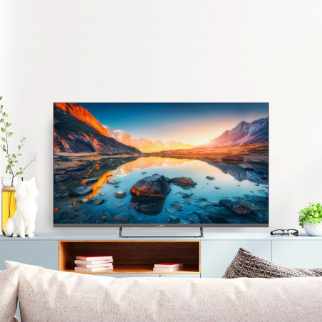 Телевизор Smart Tech 43UW02V, 43'', 109 см, 4K UltraHD 3840 x 2160, Клас F, Smart TV, DLED, Wi-Fi, Bluetooth, Google TV, Черен