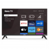 Телевизор RCA RK50UN1, 50'', 125 см, 3840x2160 UHD 4K, Клас F, Smart TV, HDR10, DLED, Wi-Fi, Bluetooth, Roku OS, Черен