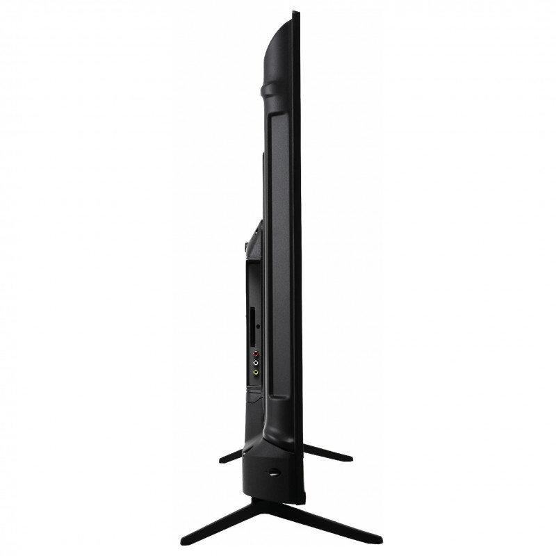 Телевизор RCA RK50UN1, 50'', 125 см, 3840x2160 UHD 4K, Клас F, Smart TV, HDR10, DLED, Wi-Fi, Bluetooth, Roku OS, Черен